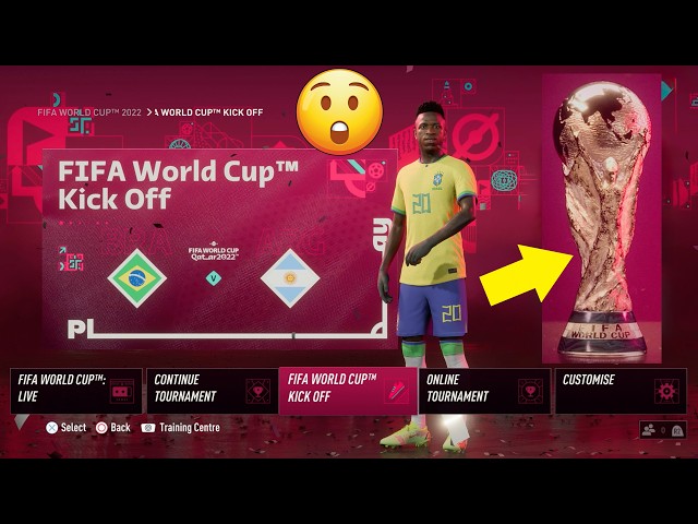 I Played The Official FIFA World Cup 2022 Game! 😲