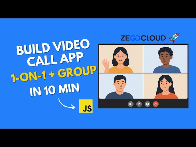 Build Video Call App with ZEGOCLOUD | 1-on-1 & Group Video Chat using HTML, CSS & JavaScript