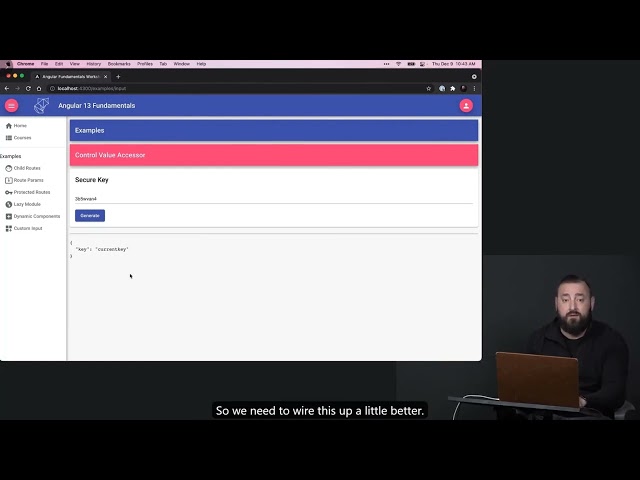 33. Custom Input - Control Value Accessor