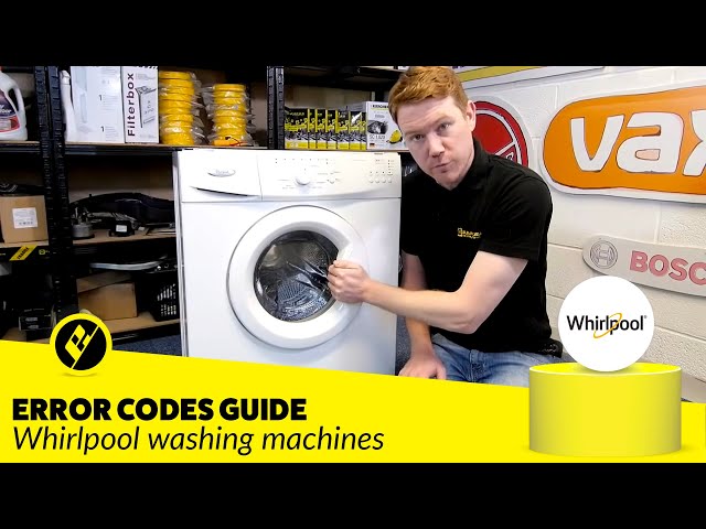 Whirlpool Washing Machine Error Codes: What Do These Faults Mean?