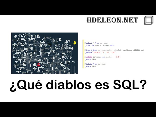 ¿Qué diablos es SQL? | ejemplo sencillo de SELECT, INSERT, DELETE y UPDATE