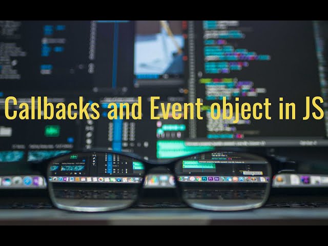 Callbacks and the event object in Javascript