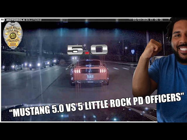 Perfect Chase | Mustang GT goes GHOST MODE & F***S UP 5 Little Rock Police Officers!