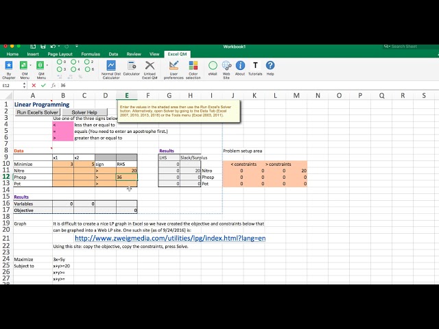 Linear Programming: Minimization