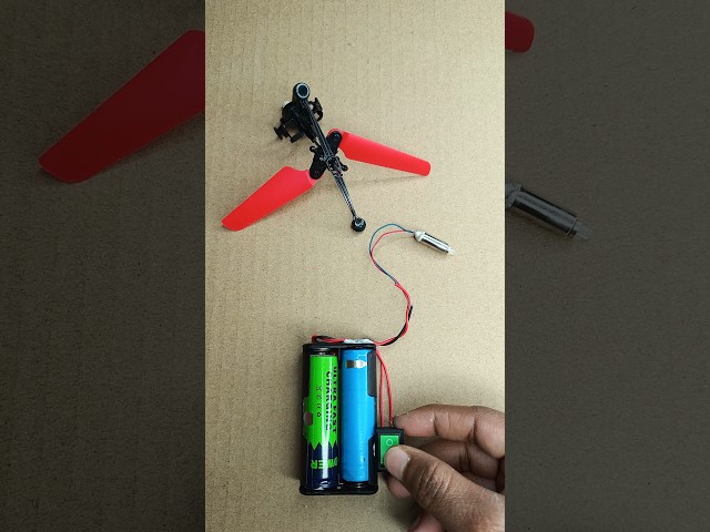 Testing a Mini Vibration Motor on a Drone Propeller Setup • DC Motor
