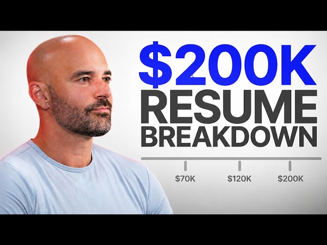 Amazon Hiring Manager: $200k Salary Roadmap for Software Engineers | Resume Breakdown