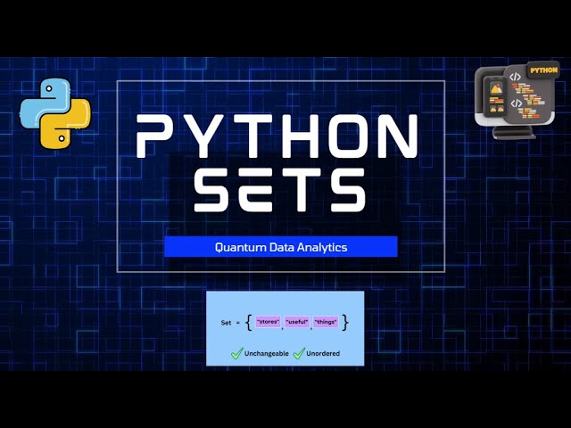 5. Advanced Python Sets Explained in Detail