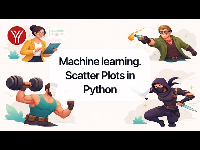 Machine learning. Scatter Plots in Python