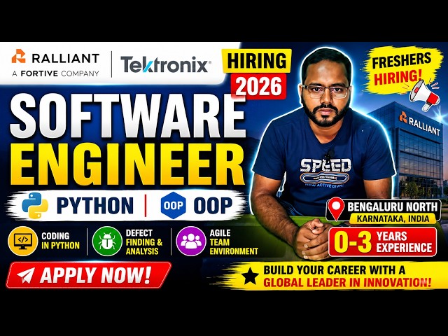 🚀 Ralliant (Tektronix) Software Engineer Hiring 2026