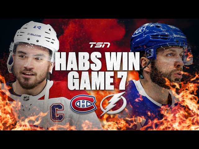The Habs win Game 7 to advance over the Bolts | TSN Postgame Hot Zone