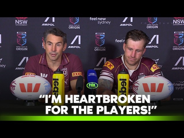 "Courageous effort!" Slater proud of Maroons after devastating loss 💪 | Queensland Press Conference