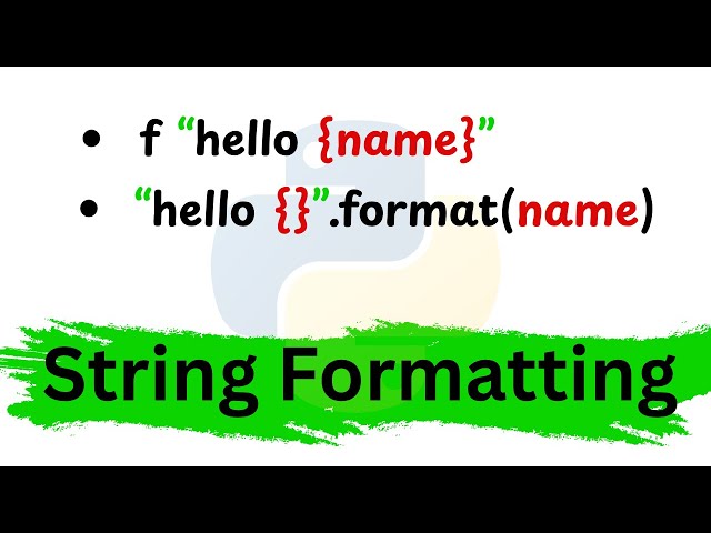 Stop Using Print Wrong! Learn Python String Formatting the Right Way 💡