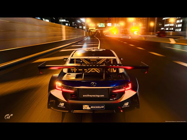 Gran TURISMO 7™ World Touring Car 800 - Tokyo Expressway | Lexus RC F GT3 Gr.3 `17 🎮 PS5 GT7