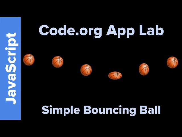 App Lab: Bouncing Ball Tutorial