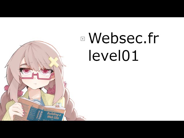 Websec.fr - level01