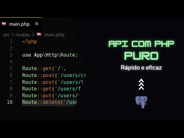 API COM PHP PURO - ROTAS | JWT | SQL | HTTP METHODS (GET, POST, PUT & DELETE)