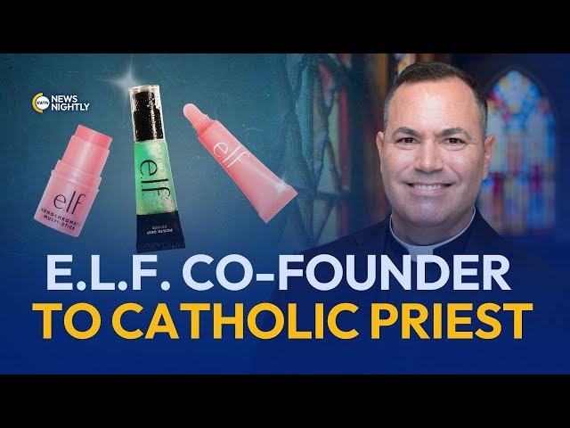 e.l.f. Cosmetics Co-Founder Shares Journey Toward Becoming a Catholic Priest | EWTN News Nightly