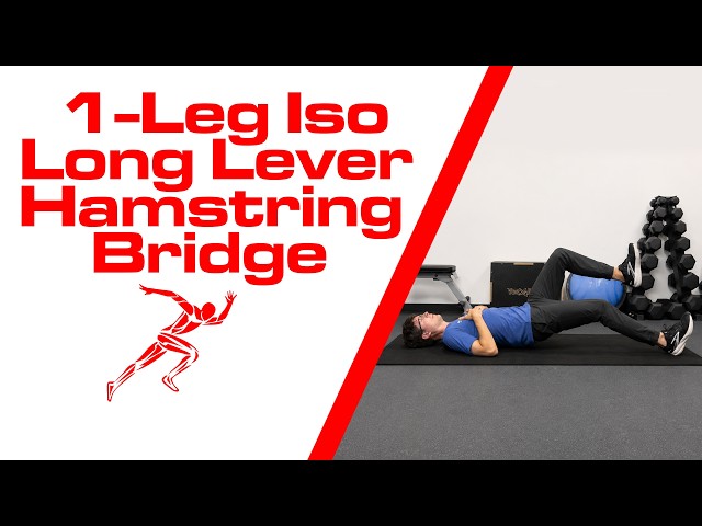 Single Leg Isometric Long Lever Hamstring Bridge