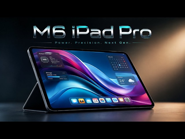 Apple iPad Pro M6 (2026) – M6 Chip, Massive Upgrades, Official Launch Date & New Features! 🚀