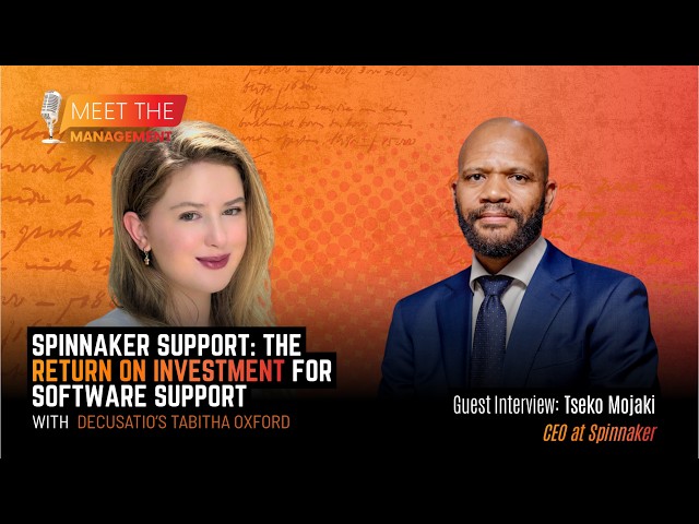 Meet the Management | Spinnaker Support: The Return on Investment for Software Support