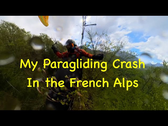 My Paragliding Crash in The French Alps #what3words   #garmin #revolutionrace