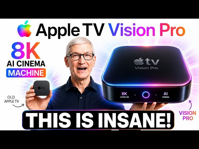 NEW Apple TV 2026: 8K Apple Vision Pro Edition with AI Cinema Leaks FINALLY Revealed!