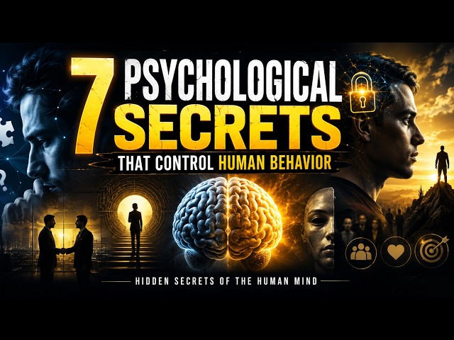 7 Psychological Secrets That Control Human Behavior | Hidden Secrets of the Human Mind.