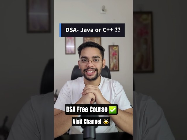 For DSA Java or C++ ??