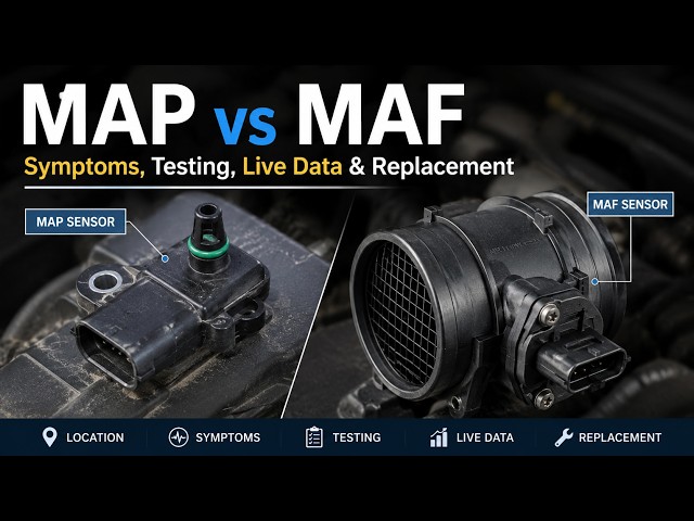 MAP vs MAF: Symptoms, Testing, Live Data & Cleaning