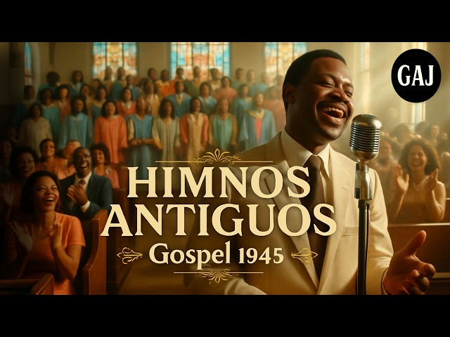 Himnos Antiguos – Gospel 1945 | 40 minutos de Fe y Adoración ✝️🎶