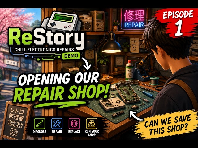 Opening Our Repair Shop!