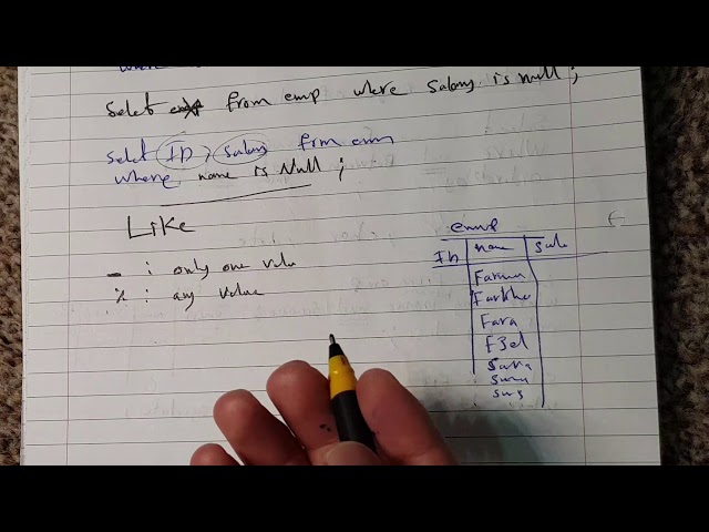 SQL Tutorials 24 - Select With Like