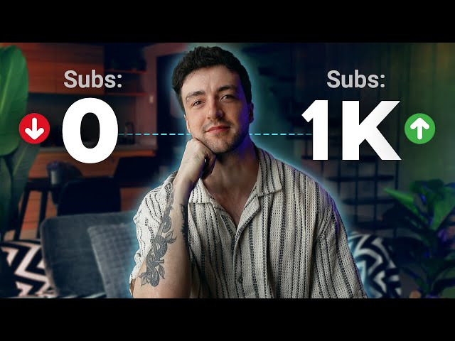 How I Got 1000 Subscribers in 8 Days (Do This to Actually Grow on YouTube)