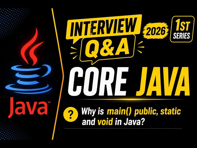 Why is main() public, static, and void in Java?
