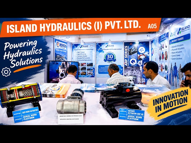 Hydraulic Cylinders and Island Hydraulics | Rotary Actuators | bauma CONEXPO INDIA 2026