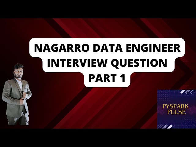 Question 15: Nagarro DE interview questions part1 | data engineer | #pyspark #nagarro #bigdata