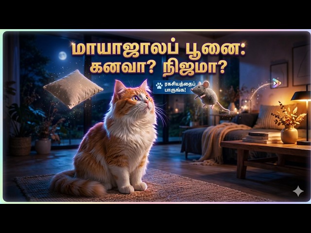 ai animation cat “நடந்தது நிஜமா… இல்ல கனவா? 😱”