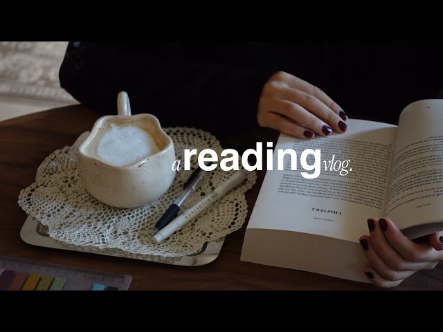 i tried reading for 24 hours ꩜ a cozy reading vlog