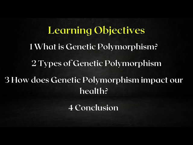Genetic Polymorphism and its types.