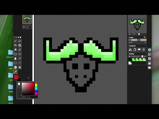 Piskel: Basic Tools and Interface