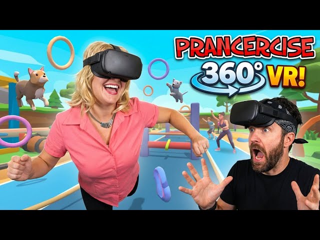 Prancercise Parody - Immersive 360° Virtual Reality Fitness Simulation