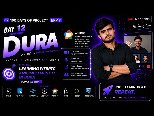100 Days of Projects #17 | Building a Startup-Level Collaboration Platform | @upskillwithrahul​