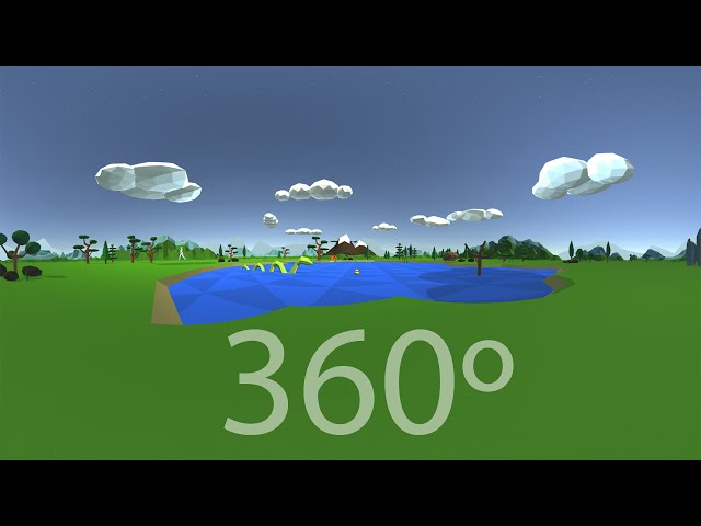 Virtual Valley VR 360° Video created in Unity 5 HD