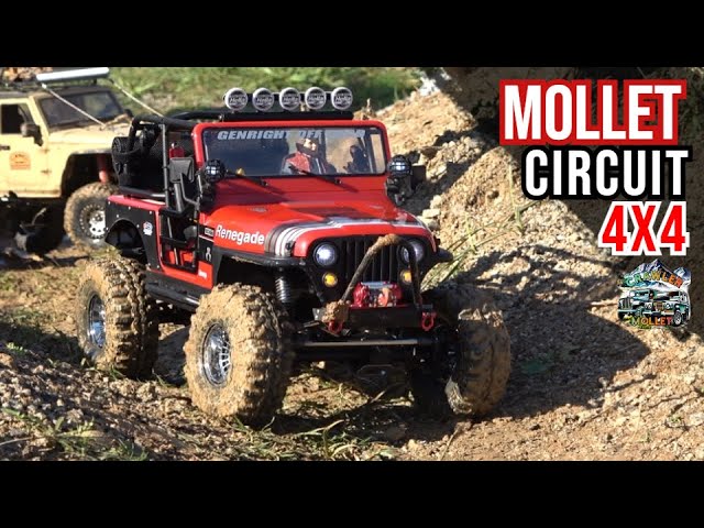RC CRAWLER MOLLET 4x4 CIRCUIT off Road [ Rc groups 4x4 Trail ] Scale 1/10, Crawler Park