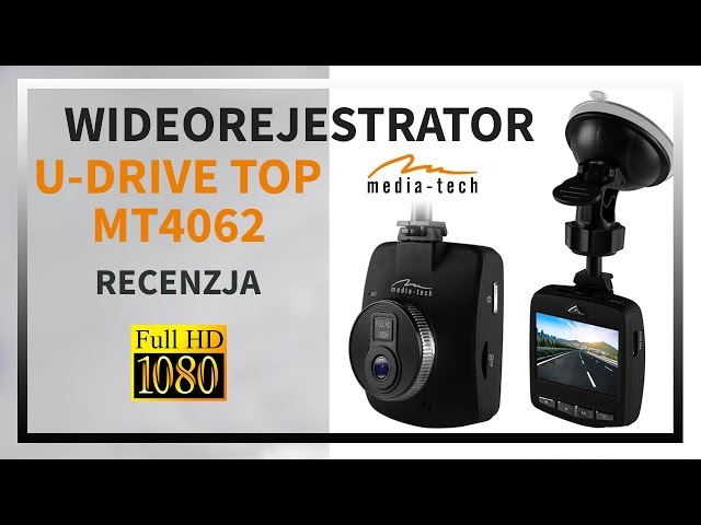 MEDIA-TECH MT4062 U-Drive TOP | Wideorejestrator samochodowy | TEST i RECENZJA