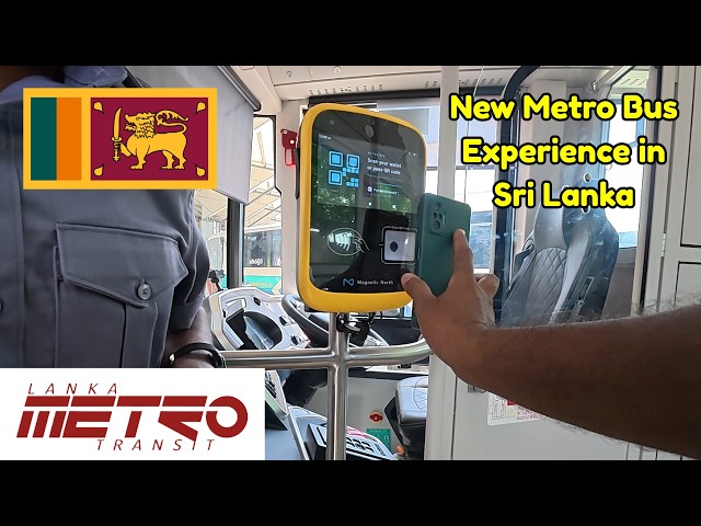 Sri Lanka’s New Metro Bus – My First Experience! | Kadawatha → Kelaniya Campus #metrotransit