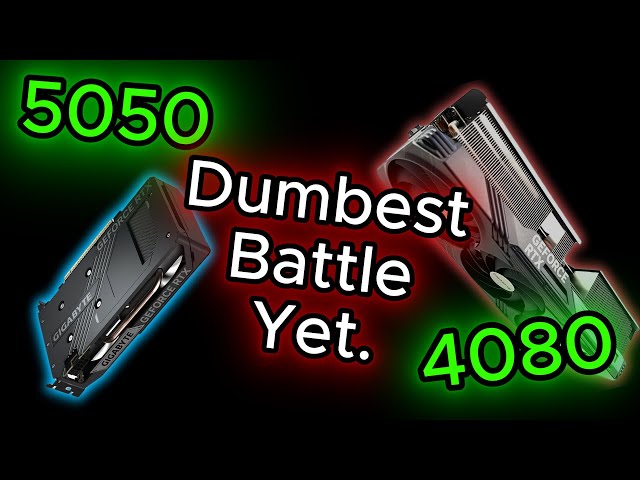 RTX 5050 vs RTX 4080 Super (1080p/1440p/4K Bottleneck Test)