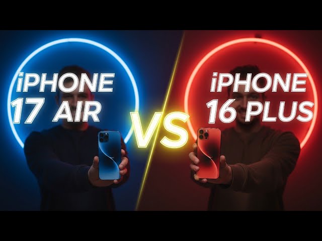 ⚡What's the Difference Between iPhone 17 Air and APPLE iPhone 16 Plus? ⚡by-@LkshTech 