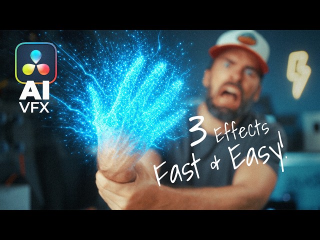 It's Getting RIDICULOUSLY EASY!! 3 AI VFX in DaVinci Resolve 21