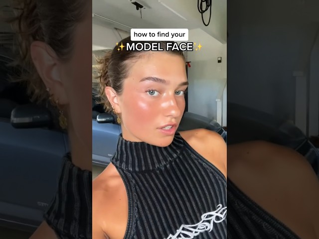 here’s how to find your model face🔥 #model #shorts